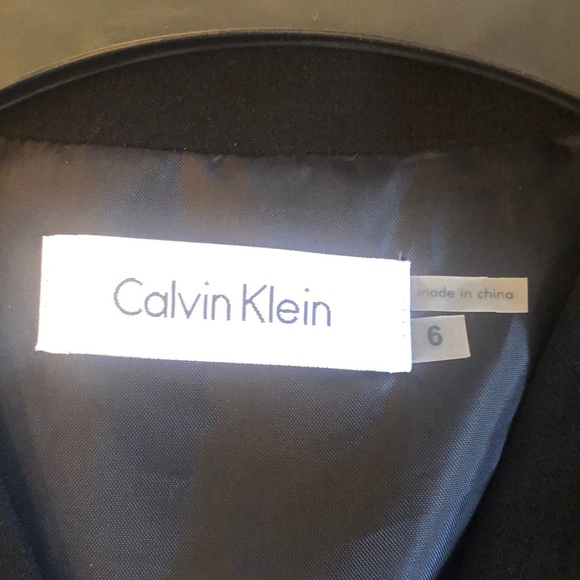 NET Black Calvin Klein Coat Dress - Picture 5 of 7